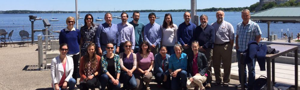 A group photo of the research team